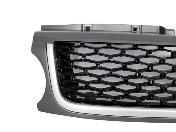 Central Grille and Side Vents Assembly suitable for Land Range Sport Facelift L320 (2010-2013) Autobiography Look Platinum Black Edition - Image 2