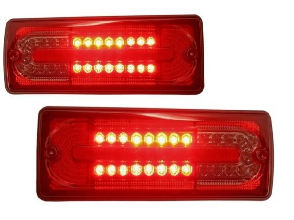 LED Taillights suitable for Mercedes G-Class W463 (1989-2015) Red Smoke