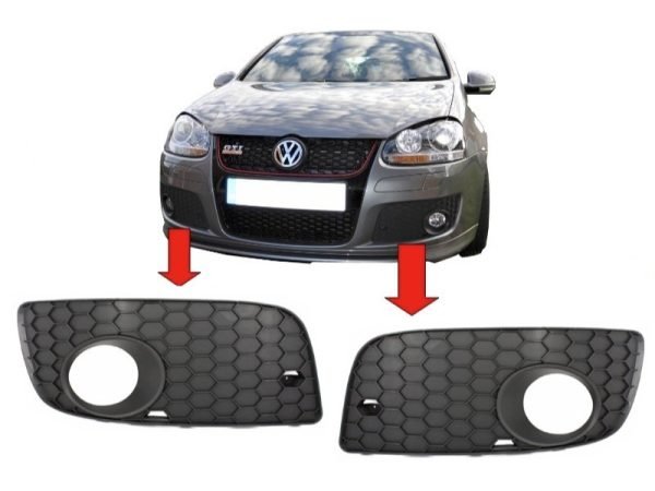 Fog Lamp Covers suitable for VW Golf V 5 (2003-2007) GTI Look