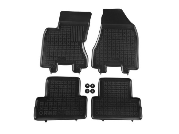 Floor mat black suitable for NISSAN X-Trail II 2007-2013