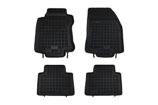 Floor mat black suitable for NISSAN X-Trail III 2013-