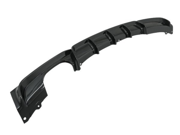 Rear Bumper Diffuser Piano Black Valance Spoiler Exhaust Muffler Tip suitable for BMW 3 Series F30 2011+ M-Performance Design Left Double Outlet - Slika 3