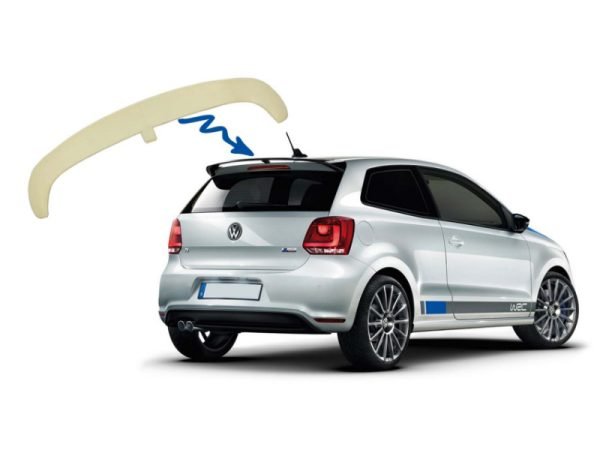 Roof Spoiler suitable for VW Polo 6R 6C Mk6 (2009-2017) WRC Design Rear Tailgate