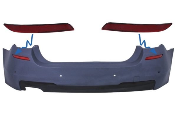 Rear Bumper Reflector suitable for BMW 5 Series F10 (2011-up) M-tech Design