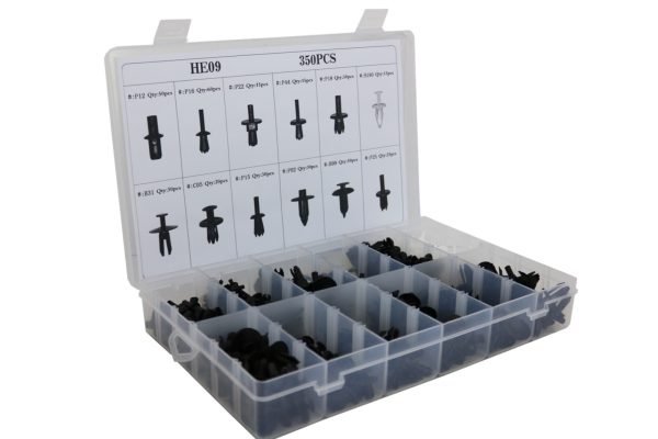 Auto Clips Plastic fasteners Kit 350 pcs