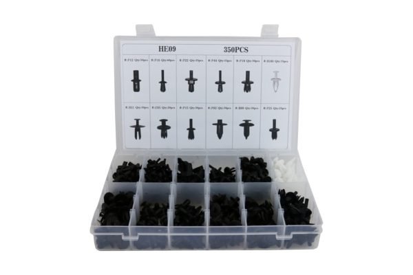 Auto Clips Plastic fasteners Kit 350 pcs - Image 2