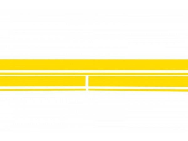 Set Sticker Side Decals & Upper Bonnet Roof Tailgate Matte Yellow suitable for MERCEDES C205 Coupe A205 Cabriolet (2014-up) - Slika 2
