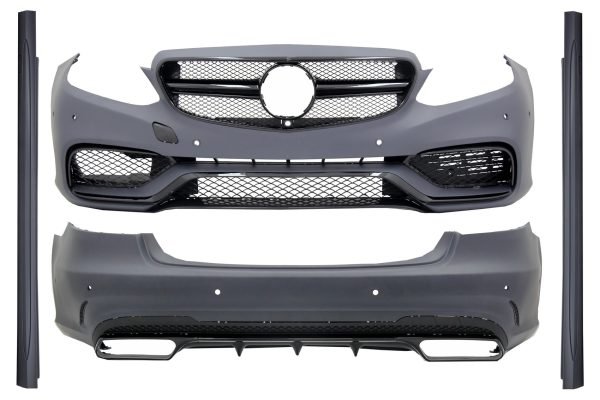 Body Kit suitable for Mercedes E-Class W212 Facelift (2013-2016) E63 A-Design Shiny Black Edition