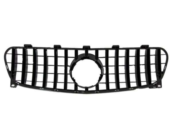 Front Grille suitable for Mercedes GLA-Class X156 Facelift (2017-Up) GT-R Panamericana Design Black Chrome Edition - Slika 2