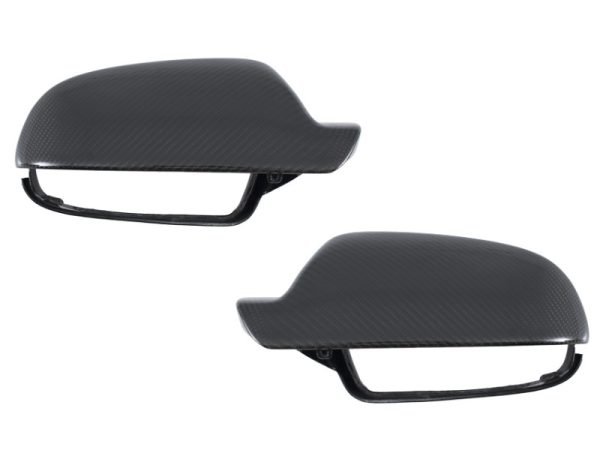 Mirror Covers suitable for AUDI A4 B8 Facelift (2012-2015), AUDI A5 8T Facelift (2012-2016) Real Carbon Fiber