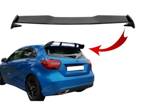 Roof Boot Lid Spoiler suitable for MERCEDES A-Class W176 (2012-2018) A45 Design Piano Black