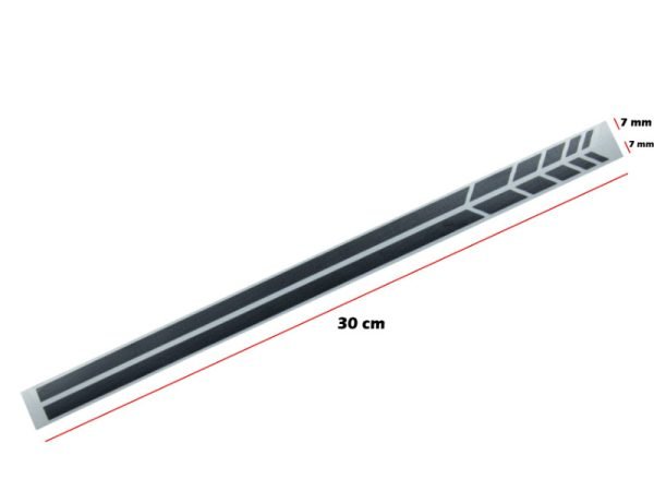 Sticker Mirror Matte Black suitable for MERCEDES Coupe C238 A B C E S Class CLA GLA CLS GLK W246 W204 W176 W117 W212 W207 W218 X156 X204 W221 - Slika 2