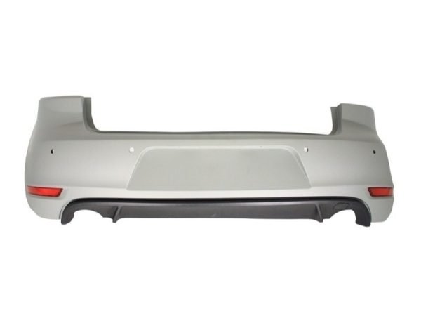 Rear Bumper suitable for VW Golf 6 VI (2008-2012) with Side Skirts GTI Design - Slika 2