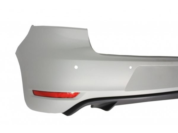 Rear Bumper suitable for VW Golf 6 VI (2008-2012) with Taillights FULL LED Red/Smoke GTI Design - Slika 3