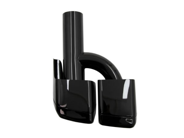 Exhaust Muffler Tips Tail Pipes suitable for Mercedes W221 W164 W166 W212 W218 S-class E-class CLS ML S63 E63 Black Edition - Slika 3
