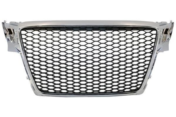 Badgeless Front Grille suitable for AUDI A4 B8 (2007-2012) Limousine Avant RS Design Chrome