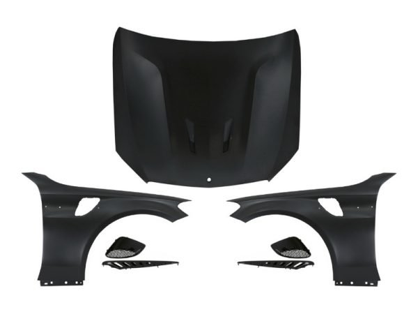 Front Hood Bonnet with Front Fenders Suitable for Mercedes C-Class W205 S205 C205 A205 (2014-2020) GT Design