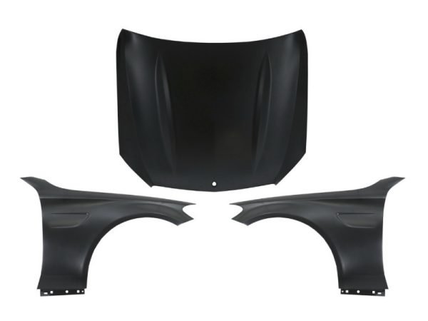 Front Hood Bonnet with Front Fenders Suitable for Mercedes C-Class W205 S205 C205 A205 (2014-2020) C63 Design