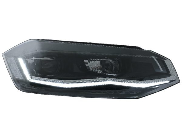 Full LED Headlights suitable for VW Polo AW MK6 (2018-2020) with Dynamic StartUp and Sequential Turning Lights - Image 2