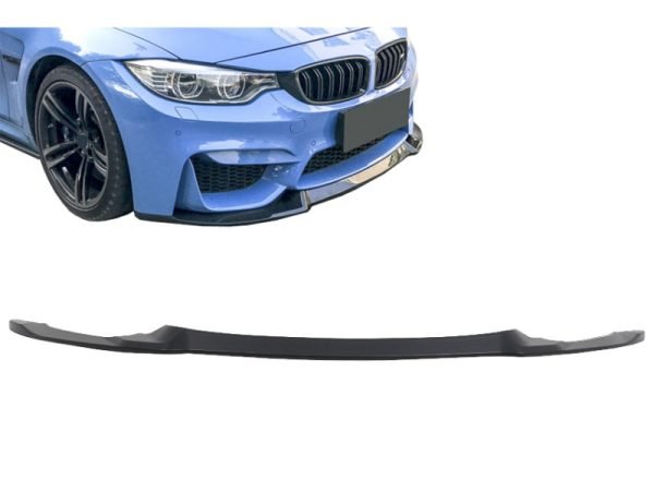 Front Bumper Lip Spoiler suitable for BMW F80 M3 Sedan F82 M4 Coupe F83 M4 Cabrio (2014-2019) CS Style