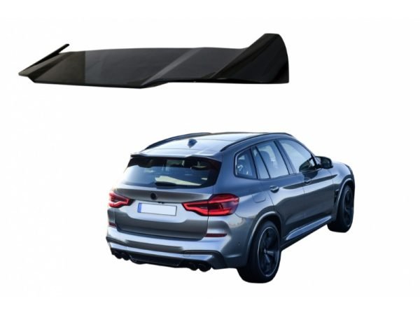 Roof Spoiler suitable for BMW X3 G01 (2017-Up) BK Style Piano Black