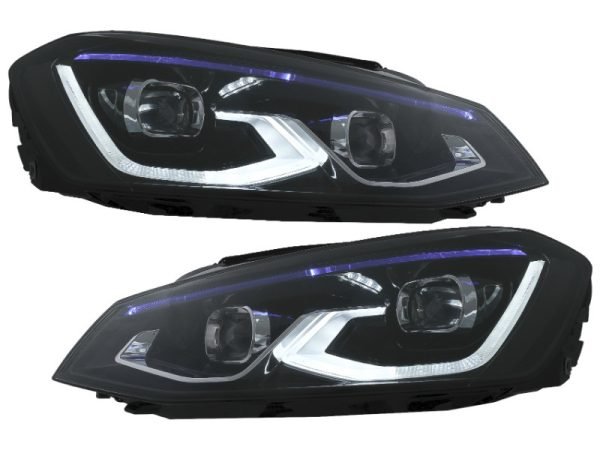 Full LED Headlights suitable for VW Golf 7 VII (2012-2017) upgrade to Golf 8 Design