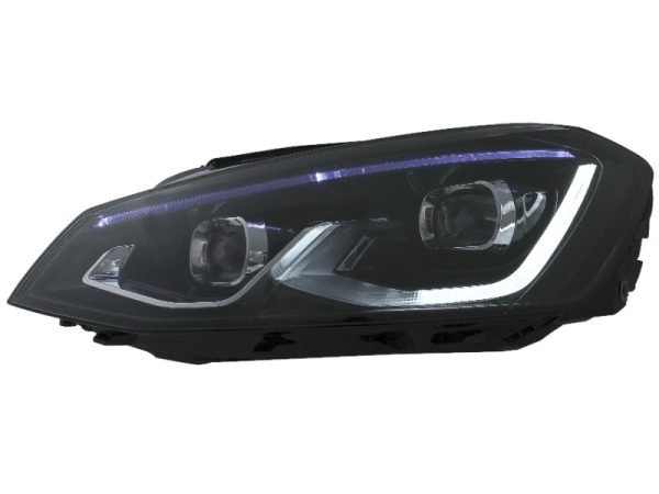 Full LED Headlights suitable for VW Golf 7 VII (2012-2017) upgrade to Golf 8 Design - Image 3