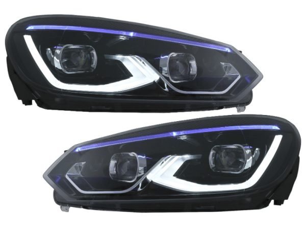 Full LED Headlights suitable for VW Golf 6 VI (2008-2013) upgrade to Golf 8 Design