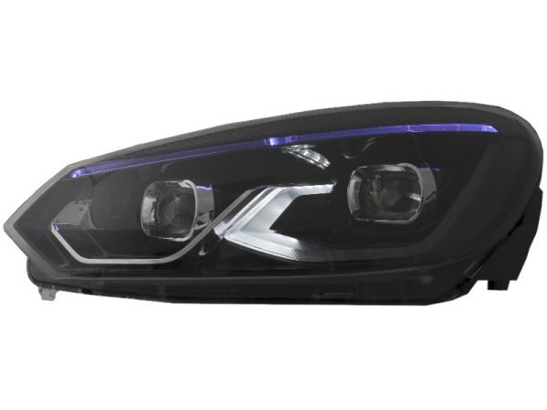 Full LED Headlights suitable for VW Golf 6 VI (2008-2013) upgrade to Golf 8 Design - Image 3