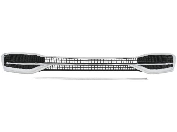 Front Bumper Parts suitable for Mercedes S-Class W222 Facelift Sedan (2017-2020) Chrome M-Design