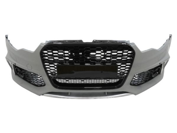 Front Bumper with Central Grille suitable for Audi A6 C7 4G (2011-2015) RS6 Design - Slika 2