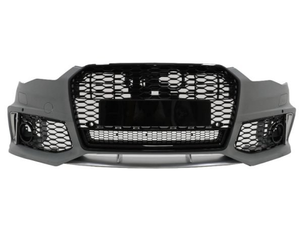 Front Bumper with Central Grille suitable for Audi A6 C7 4G Facelift (2015-2018) RS6 Design - Slika 2