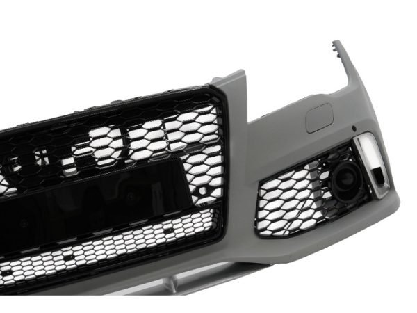Front Bumper With Central Grille suitable for Audi A7 4G Pre-Facelift (2010-2014) RS7 Design - Slika 2