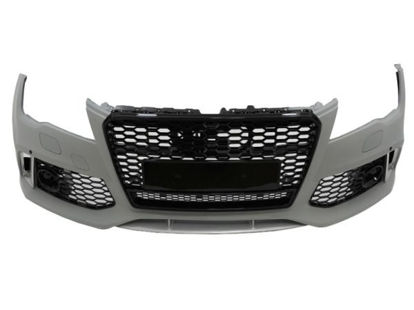 Front Bumper With Central Grille suitable for Audi A7 4G Pre-Facelift (2010-2014) RS7 Design - Slika 3
