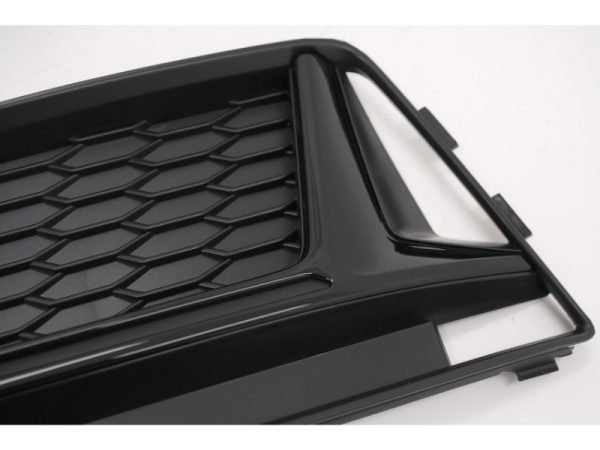 Bumper Lower Grille Side Grilles suitable for Audi A4 B9 Sedan Avant S-Line (2016-2018) RS4 Design Black Edition - Slika 3