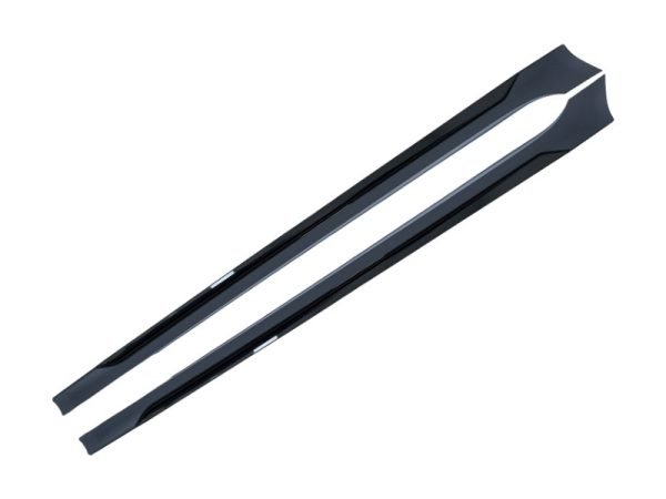 Side Skirts with Add On Moldings suitable for Audi A5 F5 Sportback Facelift (2020-Up) Racing Look