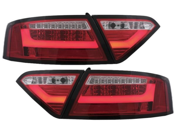 LED Taillights suitable for Audi A5 8T Coupe Cabrio Sportback (2007-2009) Red Clear