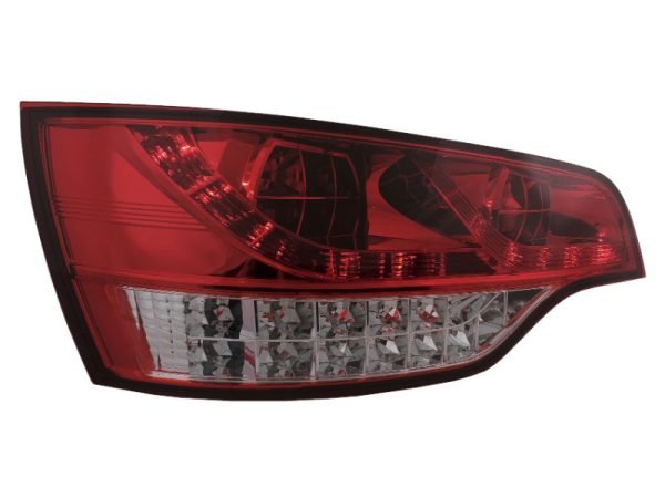 Full LED Taillights suitable for Audi Q7 4L (2006-2009) Red Clear - Slika 3
