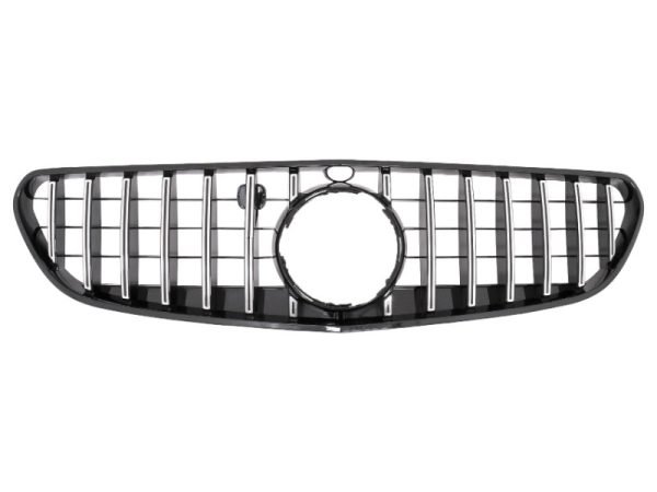 Central Grille suitable for Mercedes S-Class Coupe C217 (2014-2017) Cabrio A217 (2015-2017) Chrome Stripes GT-R Panamericana Design