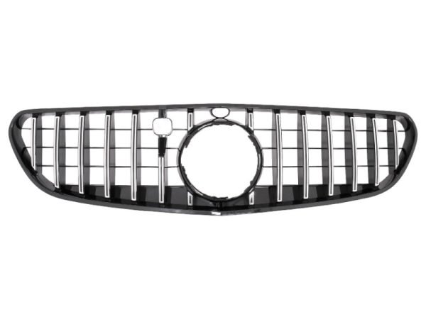 Central Grille suitable for Mercedes S-Class Coupe C217 (2014-2017) Cabrio A217 (2015-2017) Chrome Stripes GT-R Panamericana Design - Slika 2