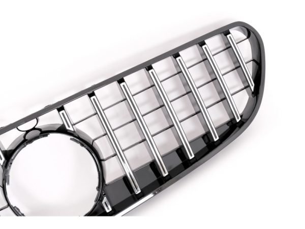Central Grille suitable for Mercedes S-Class Coupe C217 (2014-2017) Cabrio A217 (2015-2017) Chrome Stripes GT-R Panamericana Design - Slika 3