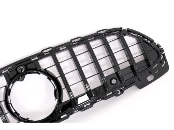 Front Grille suitable for Mercedes C-Class W206 Sedan S206 T-Modell (2021-Up) GT-R Panamericana Design Black - Slika 2