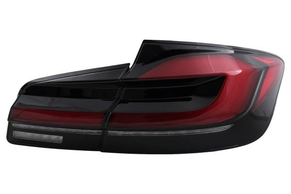 LED Taillights suitable for BMW 5 Series F10 (2011-2017) with Dynamic Sequential Turning Light Upgrade to LCI G30 Design - Slika 3