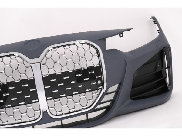 Front Bumper suitable for BMW 4 Series F32 F33 F36 (2013-2017) Coupe Convertible Gran Coupe M4 Design Chrome Grille - Slika 2