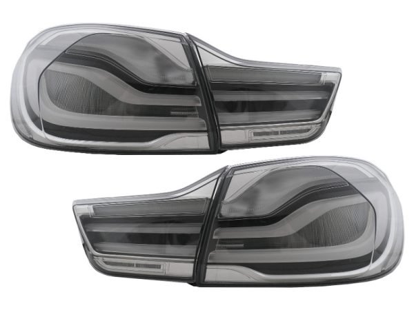 Full LED Bar Taillights suitable for BMW 4 Series F32 F33 F36 (2013-2016) Smoke with Static Turning Signal