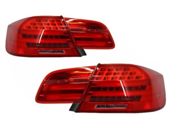 LED Taillights suitable for BMW 3 Series E92 Coupe 2D (09.2006-03.2010) Red Clear