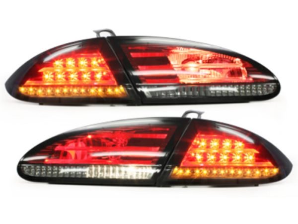 LED taillights suitable for SEAT Leon 05-09 _red/smoke_with LED indicator