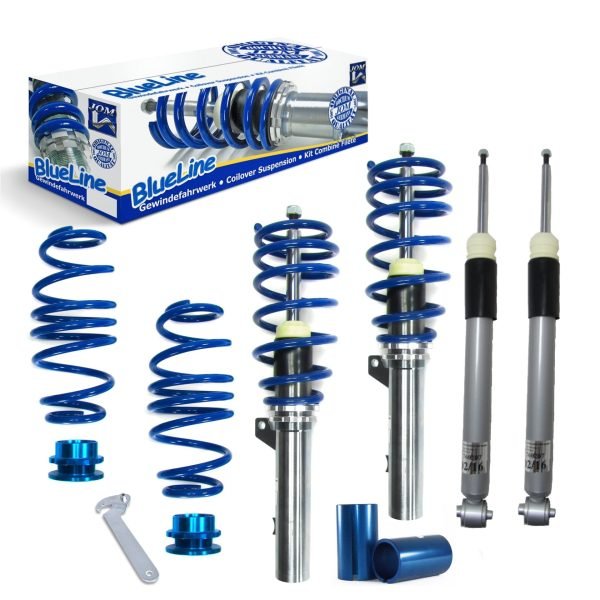 BlueLine Coilover Kit suitable for VW Golf 7 Limo and Sportsvan (AU/AUV) 1.6 TDI, 1.8 TSI, 2.0 TDI / Gti / GTD year 2012-, only for multilink rear suspension
