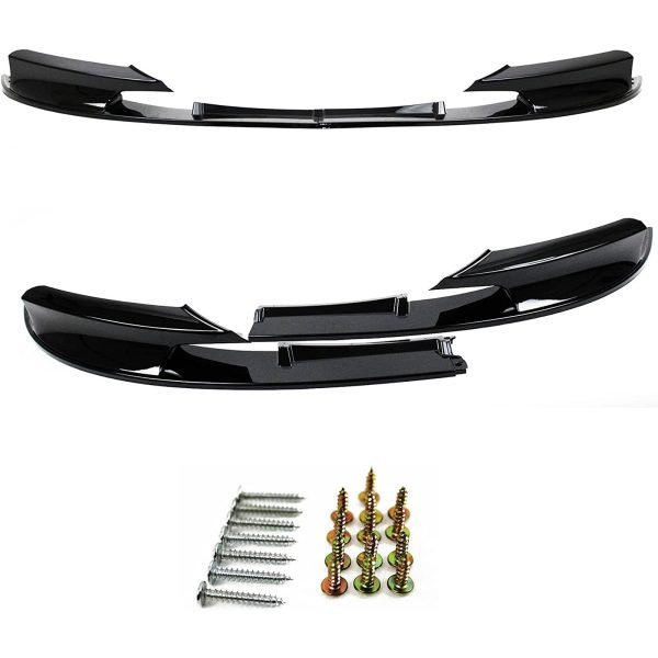 BMW SERIES 3 F30/F31 Front Spoiler Lip Attachment Sport Optic Black Gloss - Slika 2