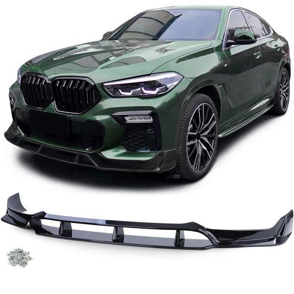 BMW X6 G06 Performance Gloss Black Splitter Type 2